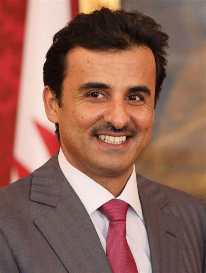 Sheikh Tamim's first wife Sheikha Jawaher bint Hamad bin Suhaim Al Thani, seen with him at Buckingham Palace