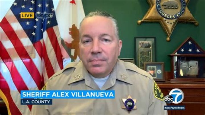  Sheriff Alex Villanueva described the scandal as a 'punch to the gut' but was accused of a cover-up