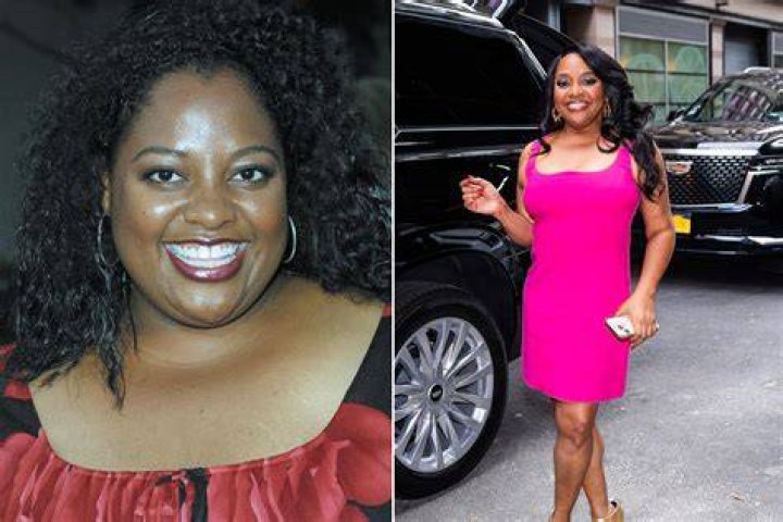 Sherri Shepherd flaunted her new trim figure in a tight pink dress