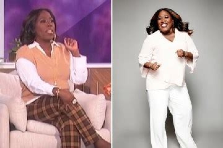 Sheryl Underwood showed off her dramatic weight loss in tight pants on set