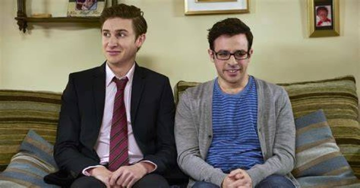Simon Bird alongside Tom Rosenthal