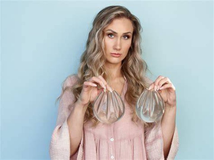 Simona Korkus keeps her breast implants at home as a reminder of the pressures of trying to meet an impossible beauty standard