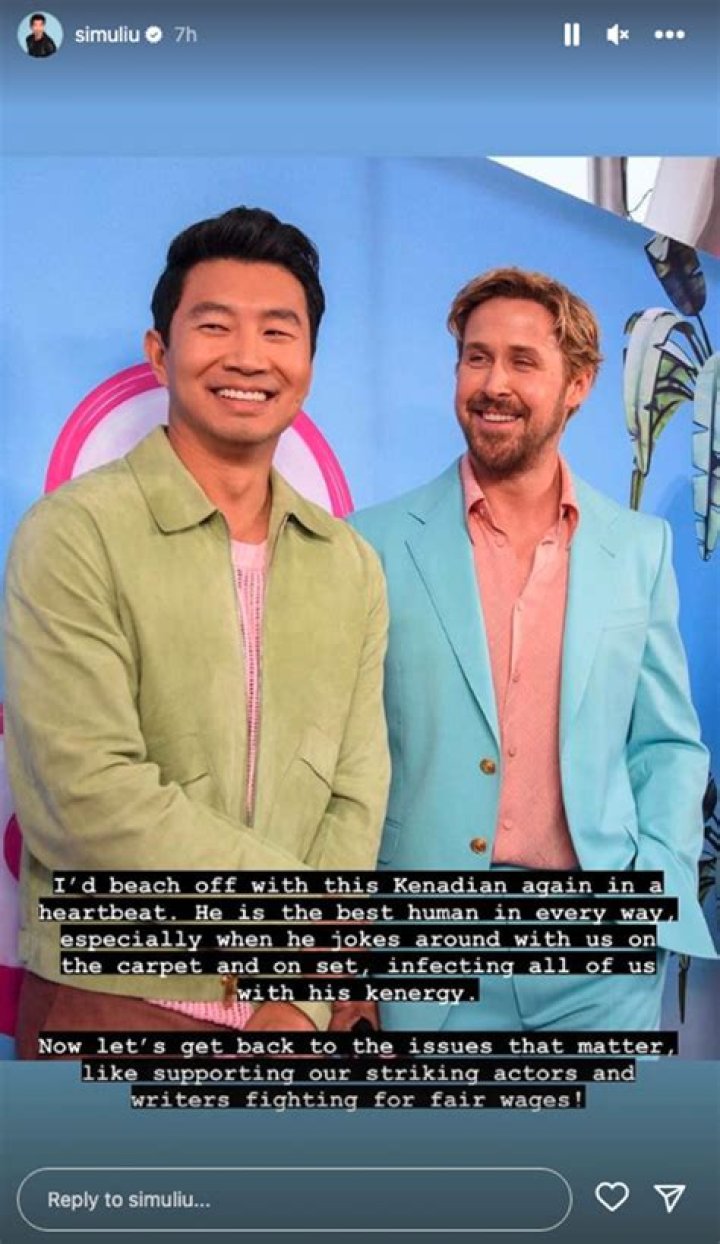 Simu Liu Responds to Awkward Video of Ryan Gosling Red Carpet Snub