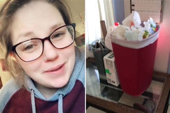 Single mum Torii teared up in her TikTok video as she showed her messy home
