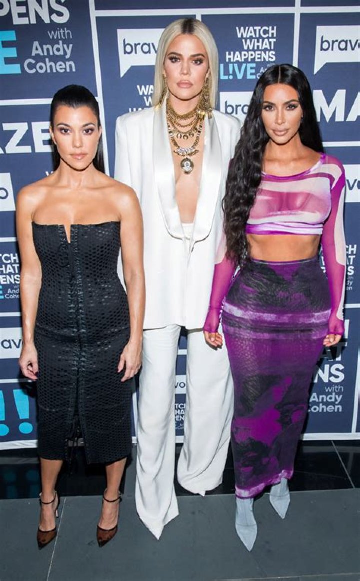 Sisters Kourtney, Kim, and Khloe Kardashian with younger siblings Kendall and Kylie Jenner