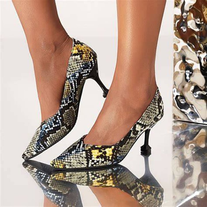 snakeskin heels