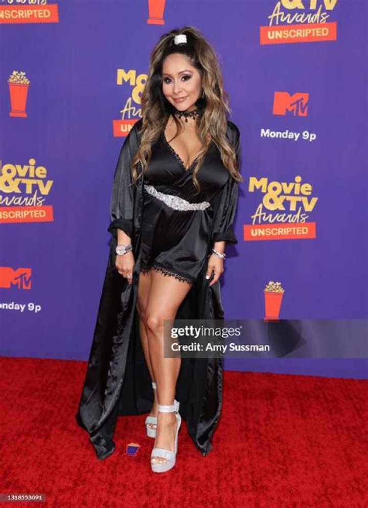 Snooki at the 2021 MTV Movie & TV Awards in Los Angeles, California