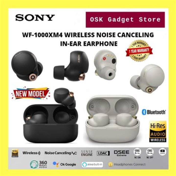 Sony WF-1000XM4 Wireless Earbud Headphones