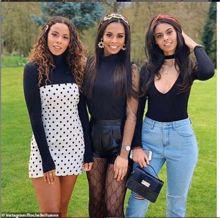  Sophie (left) and Rochelle have the same smile and sharp jawbone