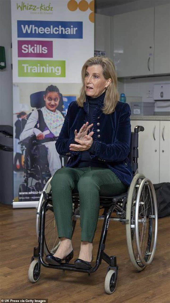Sophie, pictured in a wheelchair after the crash, says the nurses and surgeons who treated her "were incredible"