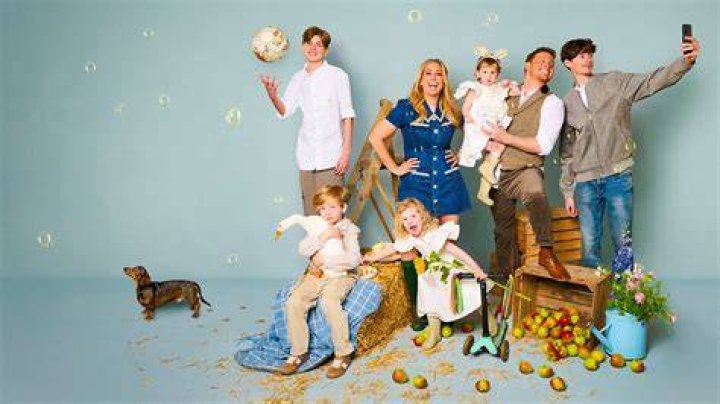 Stacey and Joe with the three kids