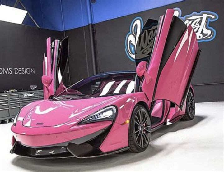 Star customized his 570S with not only a pink exterior, but a pink suede interior to match his aesthetic