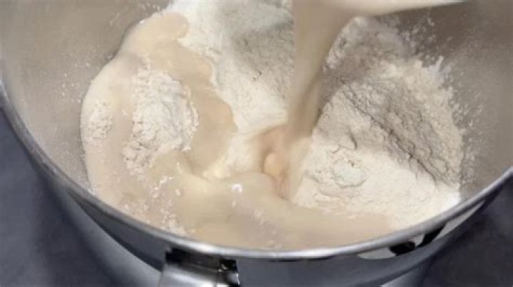  Start by combining flour, yeast and salt and slowly adding water bit by bit
