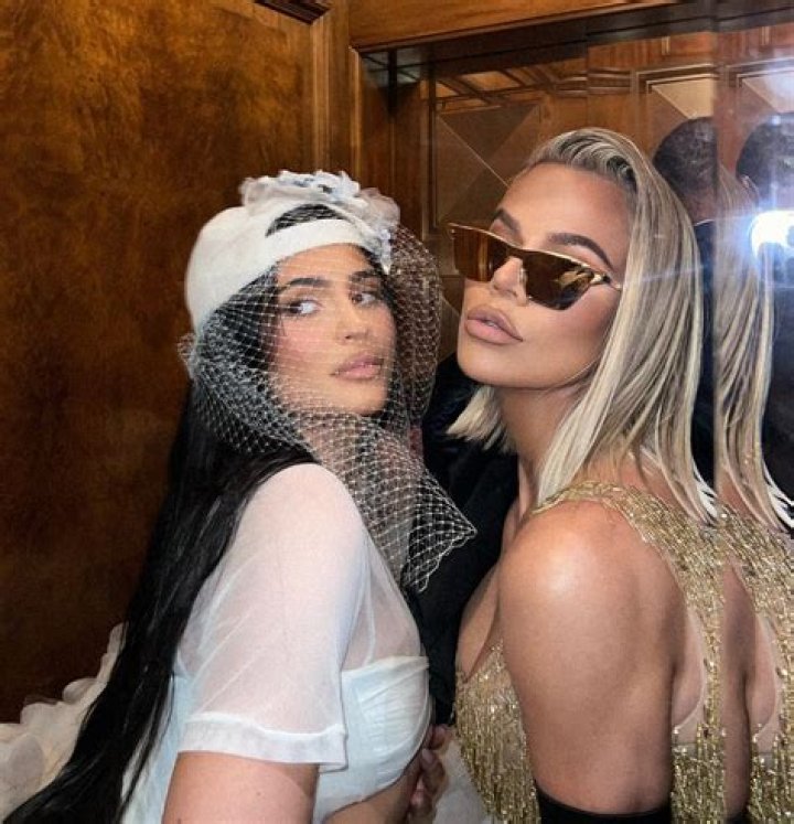 Stassie Karanikolaou and Kim Kardashian West