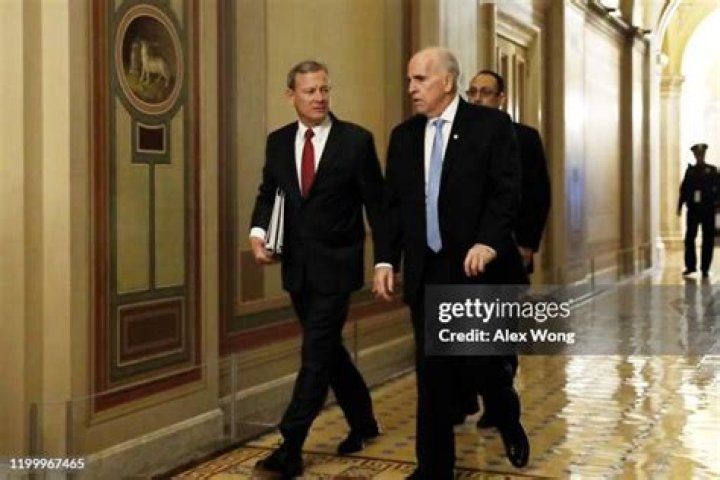 Stenger arrives a the second day of the impeachment trial against U.S. President Donald Trump