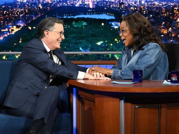 Stephen Colbert and Oprah