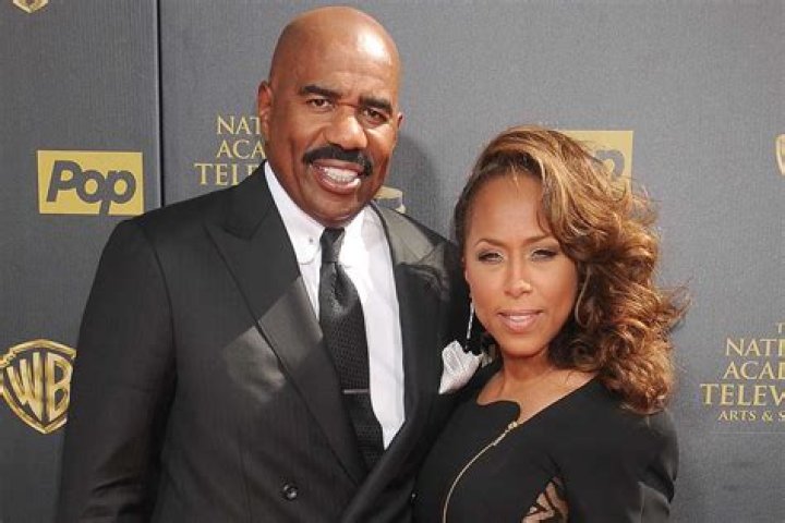 Steve and Marjorie Harvey pictured together in April 2018
