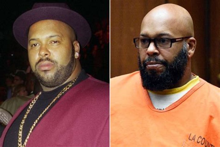 Suge Knight (right) was in the car with Tupac (left) on the night he was shot