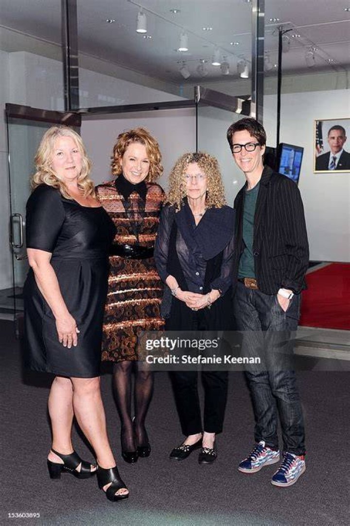 Susan Mikula, Annie Philbin, Barbara Kruger and Rachel Maddow attend 2012 Hammer Gala at Hammer Museum