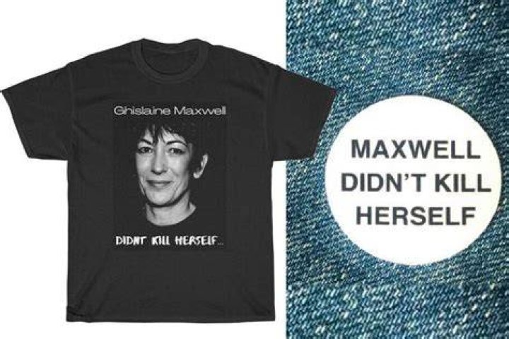 T-shirts predicting Maxwell's murder in jail are set to be pulled from eBay