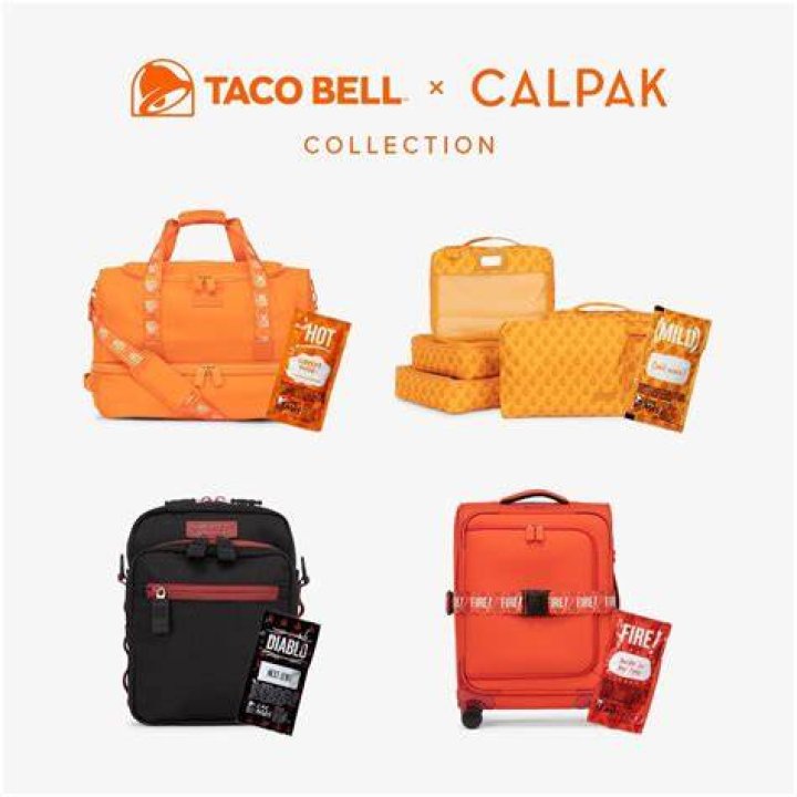 Taco Bell and CALPAK joined forces to create a limited-edition luggage line