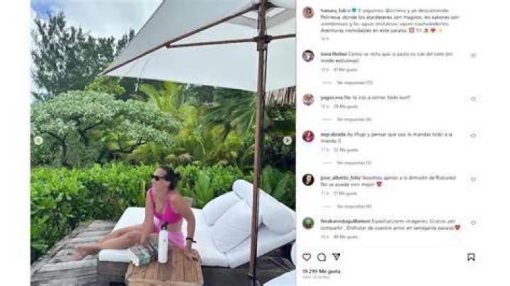 Tamara often shares stunning bikini selfies with her fans