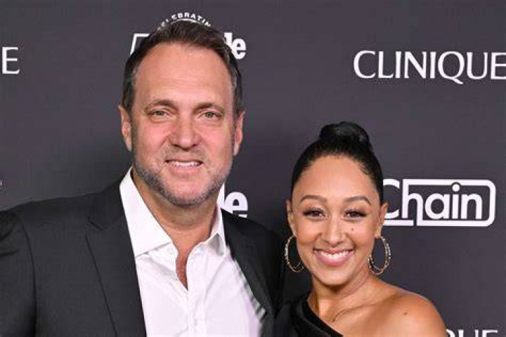 Tamera Mowry and her husband Adam Housley