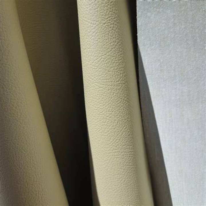 Tan leather upholstery gives the interior a luxurious feel