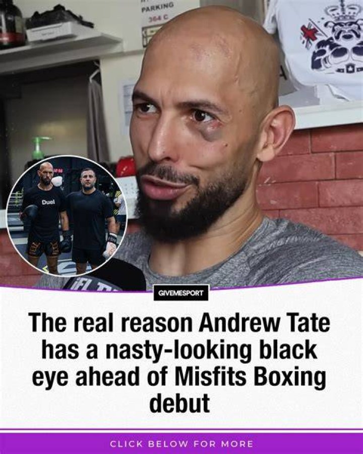 Tate had his hood up as he was led away