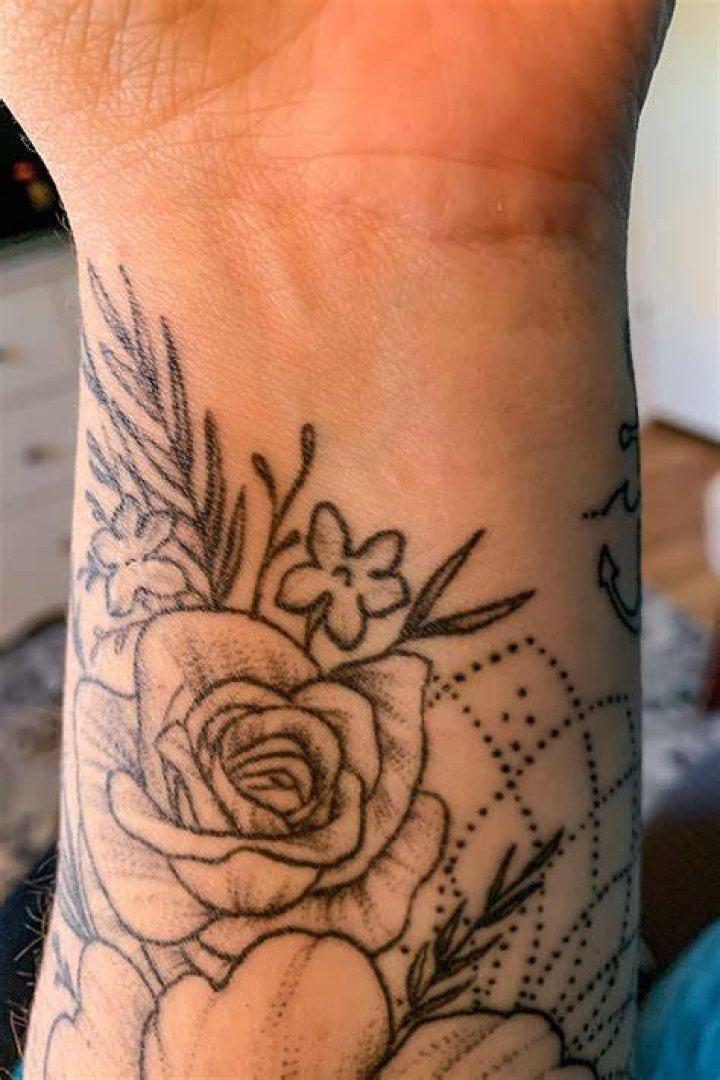 Tattooed swatches are shown at the trial of Ilse Koch