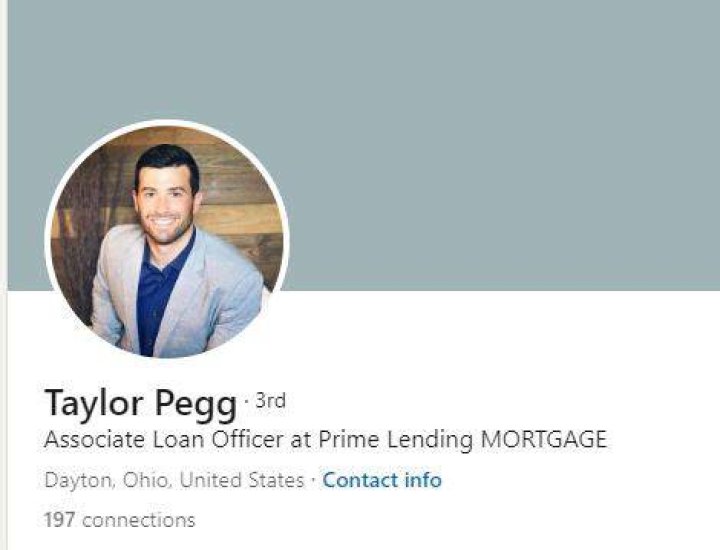 Taylor Pegg is a loan officer from Springboro, Ohio
