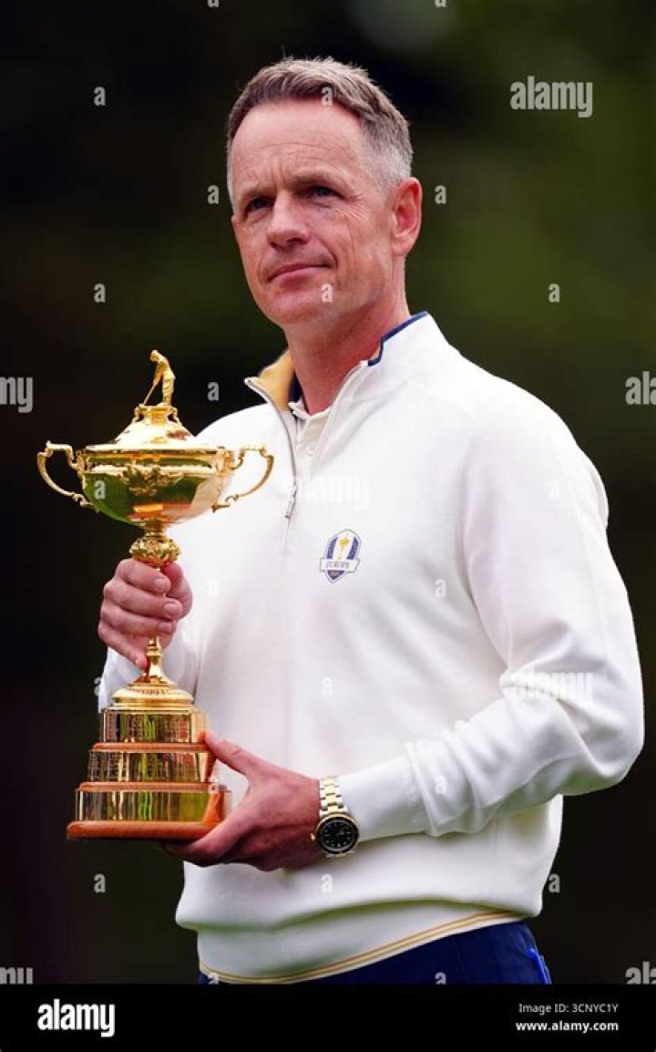 Team Europe captain Luke Donald is worth £33million