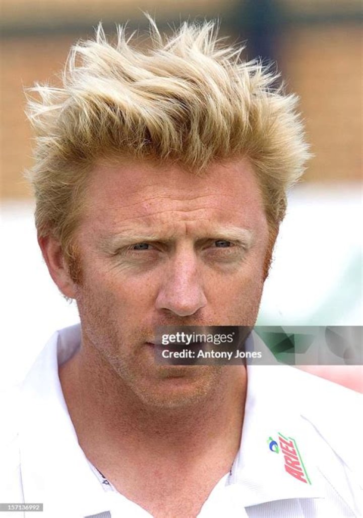  Tennis ace Boris Becker with his sons Noah (left) and Elias (right)