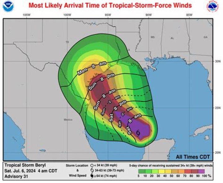  Texas is bracing itself for the tropical storm surge