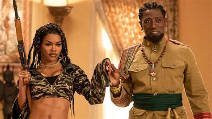 Teyana Taylor and Wesley Snipes in Coming 2 America