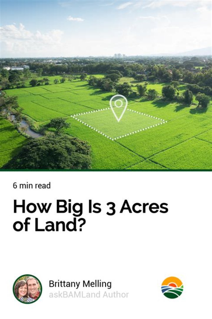 The acres of land includes a garden