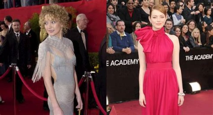 The actress wore multiple looks including this dark dress with sexy slit