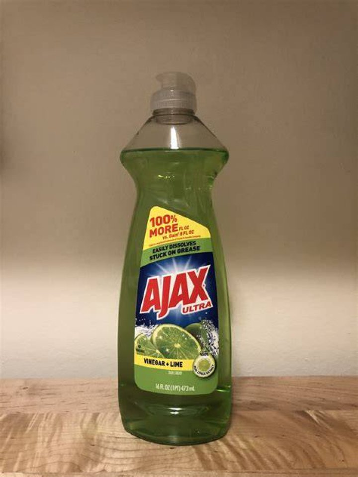 The Ajax bottle we used for testing was purchased at Dollar Tree but can be bought at most stores