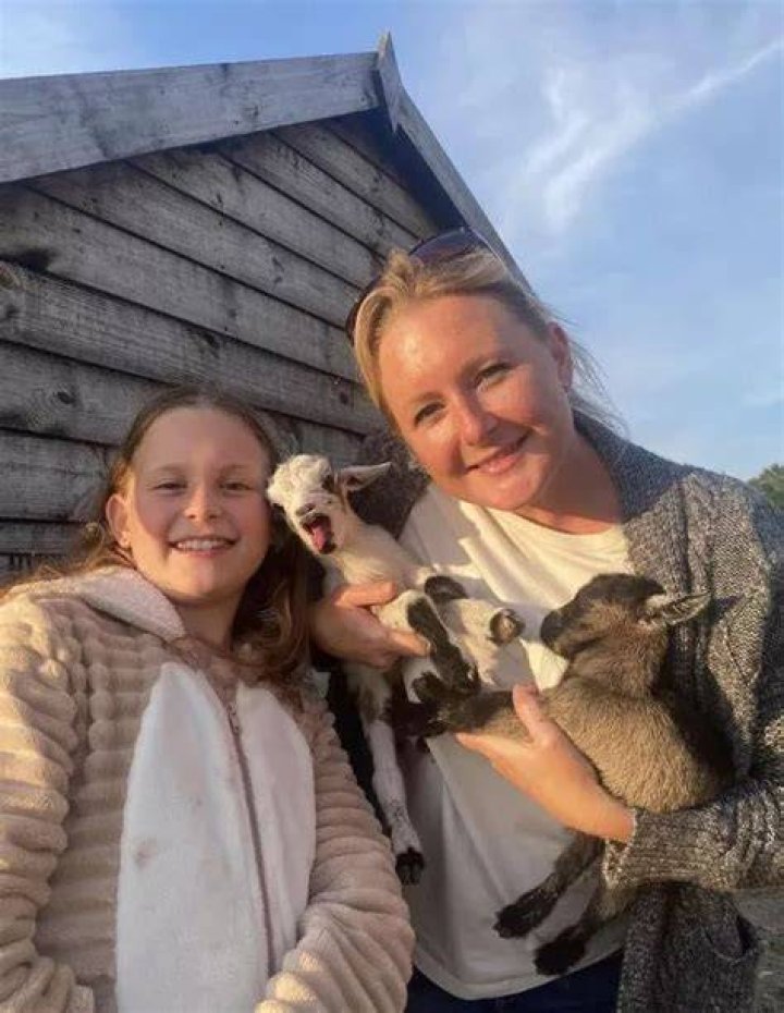 The animal-loving family houses their horses in the estates stables