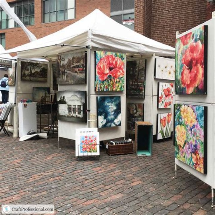 The artwork is on display at the Newmarket exhibition