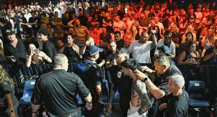 The Aussie stunned fight fans around the world by flashing the crowd after the fight