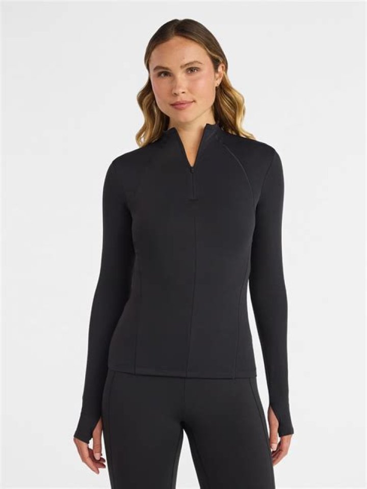The Avia tops come with a built-in bra, moisture-wicking, and 4-way stretch fabric