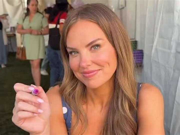 The Bachelorette alum slipped into a snakeskin print bikini