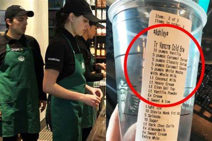 The barista shared a photo of her in a bikini at the beach