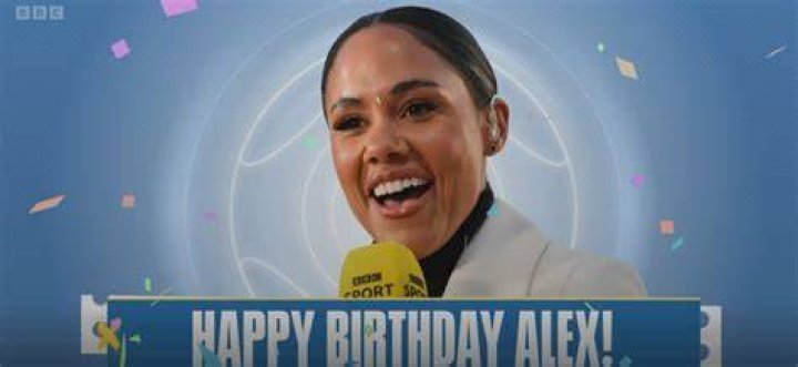 The BBC wished Scott a happy birthday