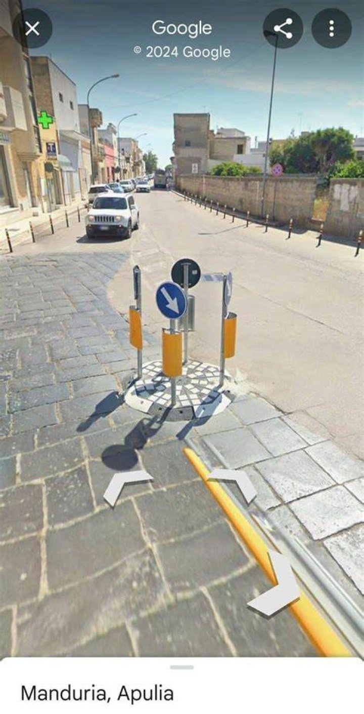 The bizarre Google Maps snap