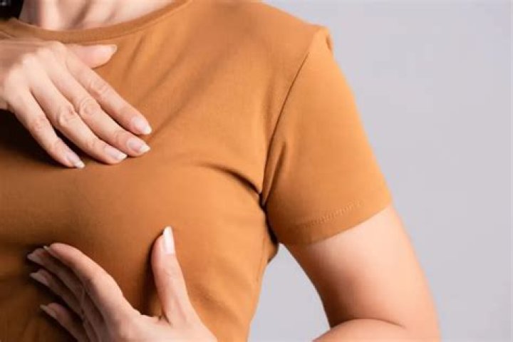 The boobs feel as heavy as a large bag of flour