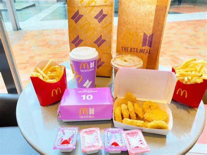 The BTS meal will be available at McDonald's for a limited time