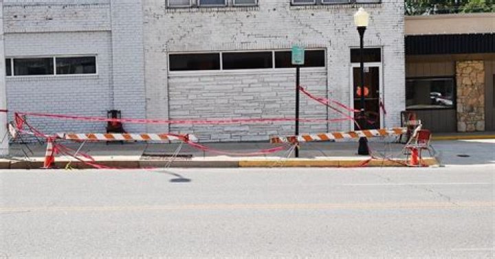 The building was blocked off for some time with crime scene tape
