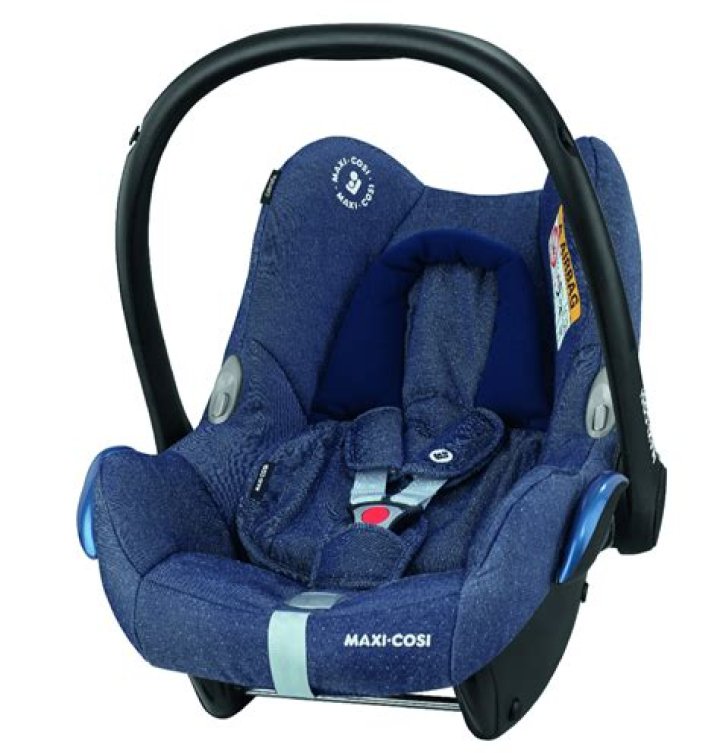 The CabrioFix can be easily clicked onto a pushchair to create a flexible travel system